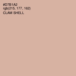 #D7B1A2 - Clam Shell Color Image